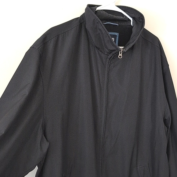 GAP Mens XL Zip Up Lightweight Jacket Black Contemporary Minimalist Casual - Picture 5 of 7